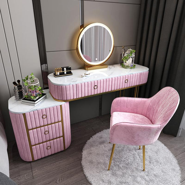 Luxury Marble Light Bedroom Net Red Style Modern Simple Storage Cabinet One Small Family Dressing