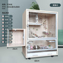 Hamster Cage Chinchilla Cabinet Totoro Cage Solid Wood Ecological Board Pet Cabinet Villa Chinchilla