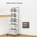 Kitchen pot rack multi-layer storage rack floor type household vegetable pot rack multi-functional