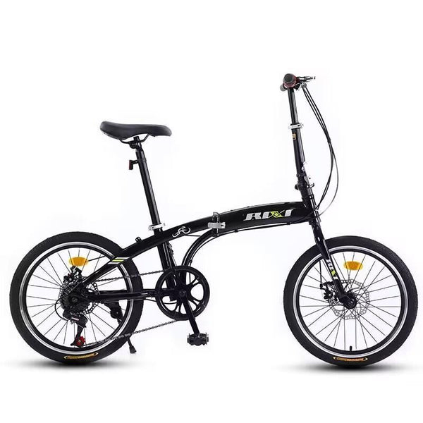 [SG READY STOCK] 20 Inch Foldable Bicycle 7-speed Variable Speed Bicycle High-carbon Steel Folding