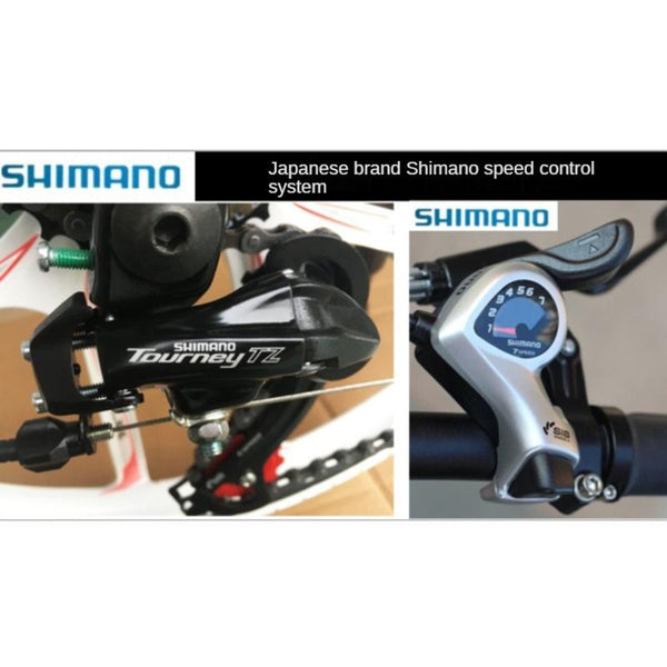 Hito X6 Foldable Bicycle Shimano 7-speed Variable Speed 20/22 Inch Folding Bicycle Aluminum Alloy