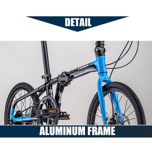 🔥In Stock🔥Trinx-Flybird Foldable Bicycle 20-inch Shimano 8-speed Aluminum Alloy Frame Folding