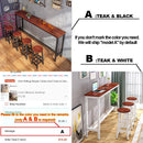[Hot Selling] Simple Tables And Chairs In Bar, High Table Bar On The Wall Of Modern Milk Tea Shop