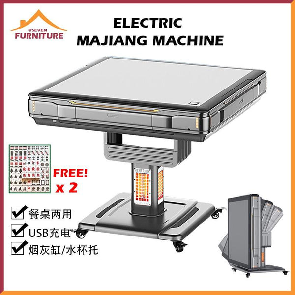 Mahjong Table Foldable Automatic Mahjong Machine Folding Roller Coaster Table