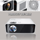 Home Android Projector 1080P Portable W80 Smart 4K LED LCD Wireless WIFI Bluetooth5.0 HD Mini Home