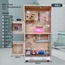 Byto Chinchilla Cage Solid Wood Hamster Cage With Air Conditioning Hamster Villa Cage Large Space