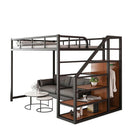ARPER Iron High-rise Bed Save Space Under The Bed Empty Loft-type Bed Small Single Upper-floor