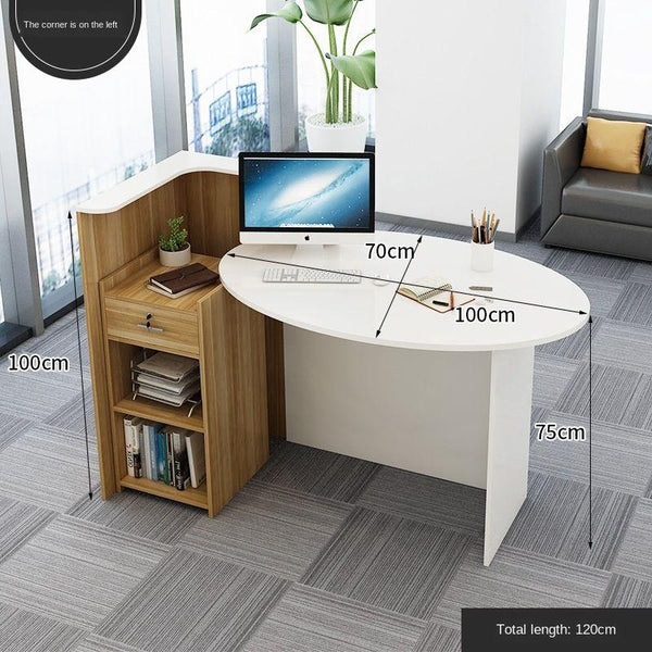 Cashier counter commercial bar shop beauty salon clothing store modern minimalist front desk table