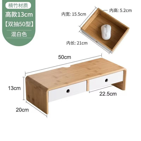 Wooden Monitor Stand Laptop Stand