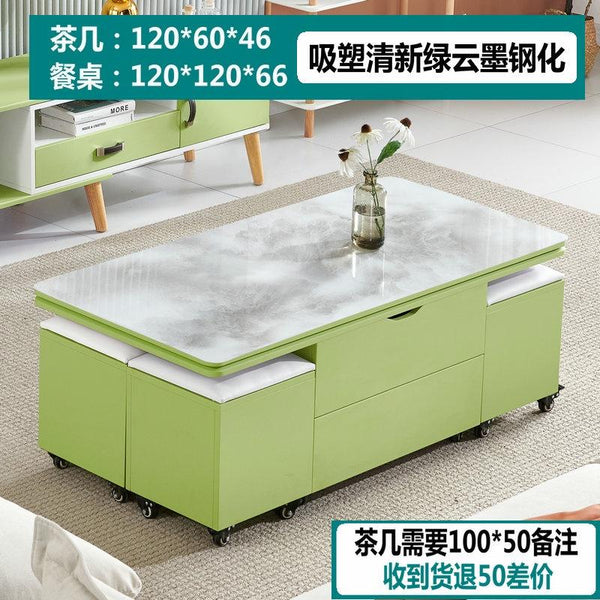 Arper Foldable Coffee Table Marble Blister Folding Tempered Glass Side Table Household Folding
