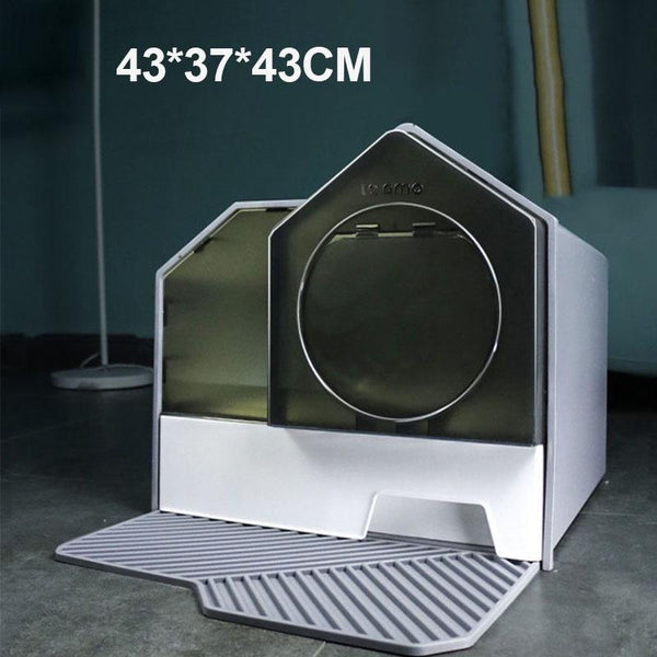 Byto Cat Litter Box Fully Enclosed Litter Box Large Space Odor-proof Cat Toilet Drawer Type Cat
