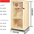 Wood Four Solid Seasons Universal Closed Luxury Apartment House Household Cat Cabinet