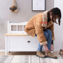Solid Wood Replacement Shoe Stool Home Door Shoes Stool Can Sit Type Shoe Cabinet Storage Bench