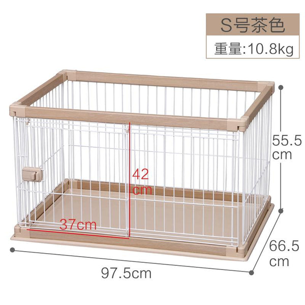 Cage Small Alice and Medium Sized Chai Bulldog Pet Dog Indoor Fence