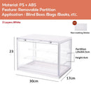 Popmart Display Box Acrylic Figurine Display Case For Blind box Lego With Display Shelf Transparent