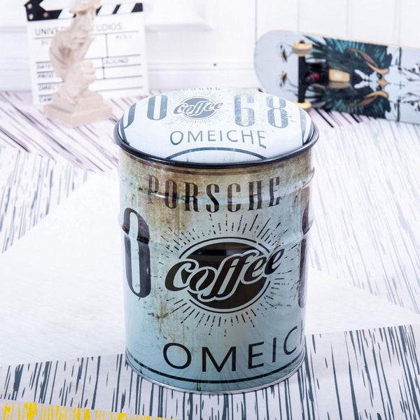 Dining Vintage Industrial Wind Chair Iron Bucket European Bar Change Shoe To Collect Storage Stool