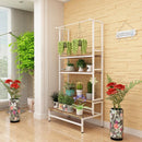 Terrace Ladder Solid Wood Carbide Iron Multi-layer Stand Multi-meat Hanging Spider's Floor Outdoor