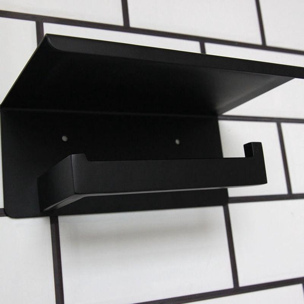 Rustproof Sus304 Stainless Steel Silky Matte Black Finished Bathroom Accessories Set Wall Mounted Or