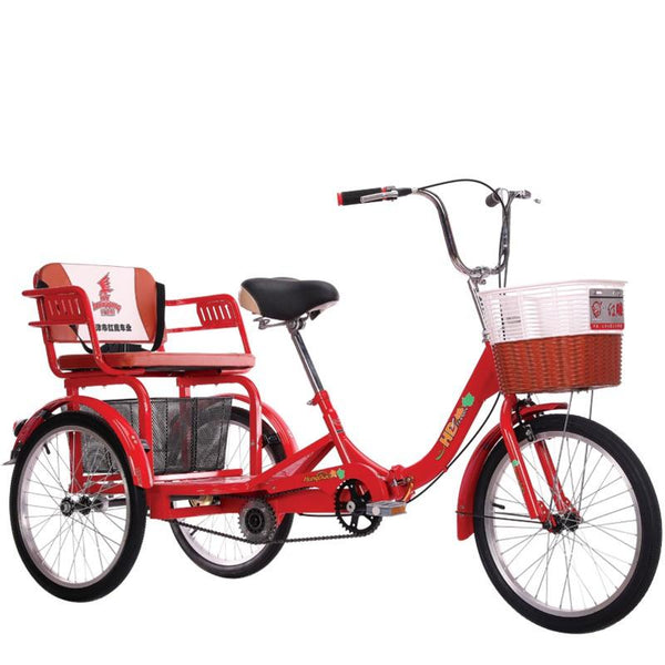 Hongying Adult Tricycle Old Tricycle Old Man Bicycle Pedal Tandem Bicycle