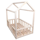 Nordic Children's Bed Floor-to-ceiling Bed 5 X 5cm Wooden Frame House Bed Custom-made Shake Sound