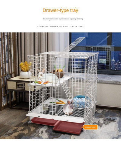 Pet Playpen Cat Rabbit Fence Isolation Door Plastic Indoor Cage Kennel