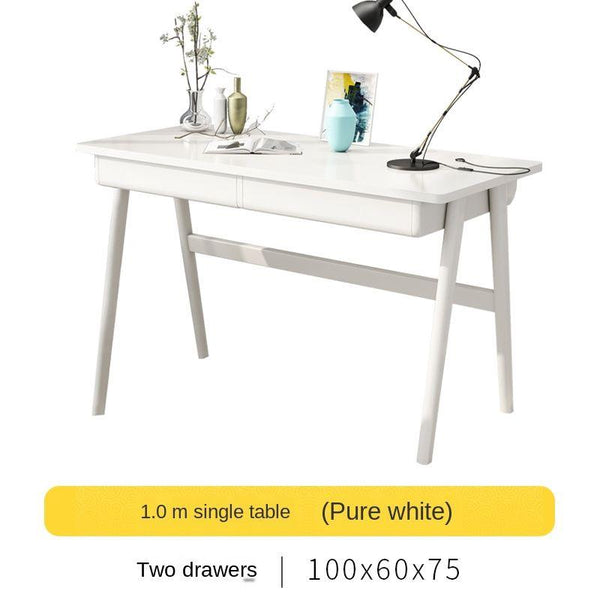 Office Desk Writing Table Simple Modern Ikea Desk Chair Home Middle School Student Bedroom Solid