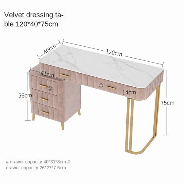 YICHANG Nordic Dressing Internet Celebrity Ins Style Bedroom Modern Simple Light Luxury Makeup Table