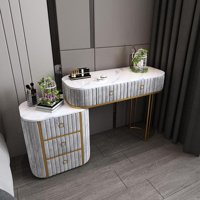 Luxury Marble Light Bedroom Net Red Style Modern Simple Storage Cabinet One Small Family Dressing