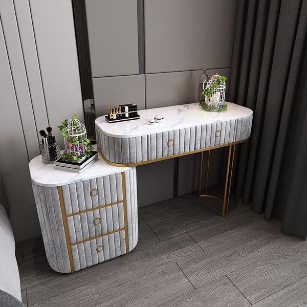 Luxury Marble Light Bedroom Net Red Style Modern Simple Storage Cabinet One Small Family Dressing