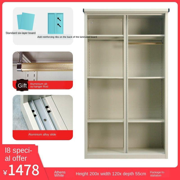 Balcony Cabinet Locker Sunscreen Waterproof Storage Cabinet Outdoor Iron Outdoor Open-air