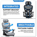 Desiny Ergonomic Chair 3D Armrest Office Chair Full Mesh Computer Chair With Foot Rest