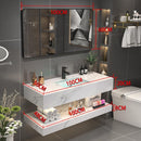 Modern Simple Bathroom Cabinet Combination Bathroom Set Bathroom Marble Wash Stand Wash Basin Wash