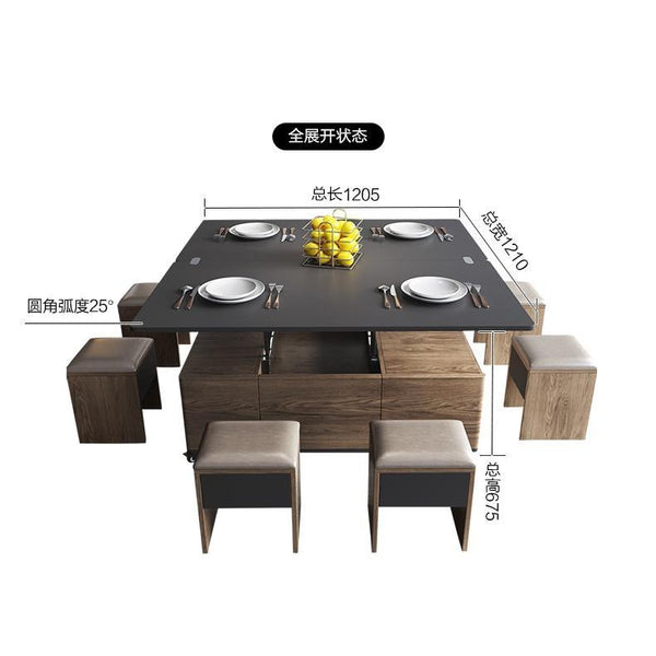 AUSITUR Lifting Coffee Table Living Room Multifunctional Coffee Table Small Apartment Folding Lift