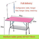 Pet Grooming Table Dog Bath Blowing Cat Hair Cutting Folding Portable Table Hanger Bracket Sling