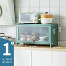 (EIYI) Kitchen Storage Cabinet Floor Multi-storey Cupboard Living Room Balcony Shelf With Door