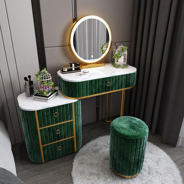 Luxury Marble Light Bedroom Net Red Style Modern Simple Storage Cabinet One Small Family Dressing