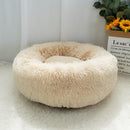 Byto Dog Bed Cat Bed Round Kennel House Long Plush Pets Beds For Medium Large Dogs Cats