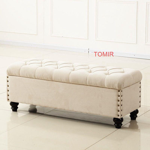 Nordic Change Shoe Stool Storage Sofa Bench Door Storage Foot Pedal Bed Tail