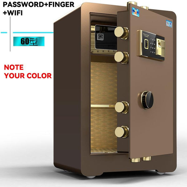 Safe Box 45/60/70/80cm Fireproof Safes Household Fingerprint Office Small Safe Box All-steel