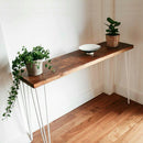 Youshang Furniture Nordic Simple Strip Rectangular Iron Solid Wood Wall Narrow Sofa Back Several