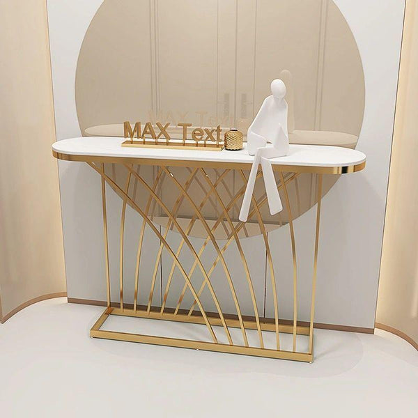 Nordic Console Table Home Living Room Light Luxury Marble Porch Table Modern Simple Console Table