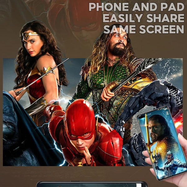 Home Android Projector 1080P Portable W80 Smart 4K LED LCD Wireless WIFI Bluetooth5.0 HD Mini Home