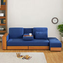 YOOKE Folding Sofa Scandinavian Japanese Sofa Bed Living Room Multifunctional Dual-use With Storage