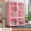 Solid Cat Cage Villa Wood Cat Cage Hold Luxury Villa Three Storey Super Large Nest Free Space
