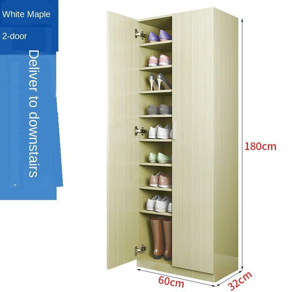 Shoe Cabinet Household Door Large Capacity Space-saving Solid Wood Special Price Economical