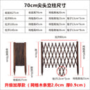 Wooden Fence Anti-corrosion Carbonized Retractable Wooden Fence Yard Fence Durable And Stable Yard