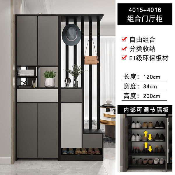 Simple Modern Foyer Xuanguan Living Partition Into The Door Shoe Nordic Screen Entry Room Cabinet