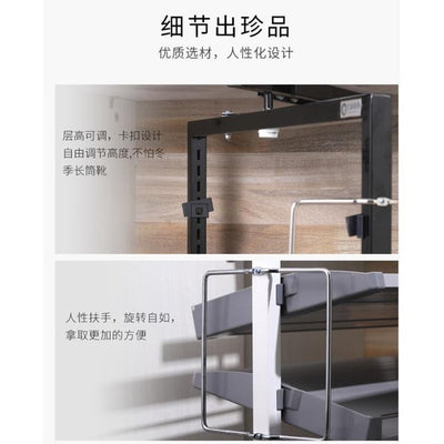 Panda Rotating Shoe Rack 360 Degree Household Large Capacity For Indoor Shoe Rack