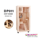 RUNPET Indoor Solid Wood Villa Cabinet Household Double Three Layer Cage Delivery Room Breeding Nest
