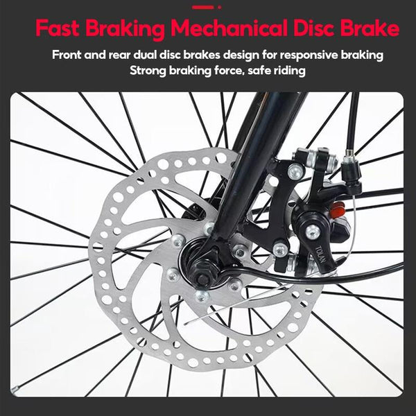 [SG READY STOCK] 20 Inch Foldable Bicycle 7-speed Variable Speed Bicycle High-carbon Steel Folding